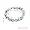 Shiny Ball Bracelet in 18K White Gold Plated