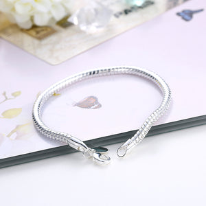 Silver Sleek New York Bracelet