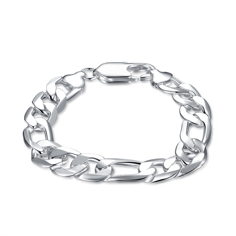 Fiagro Chain Bracelet in 18K White Gold Plated