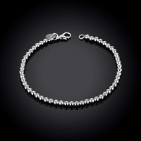 Mini Ball Bracelet in 18K White Gold Plated