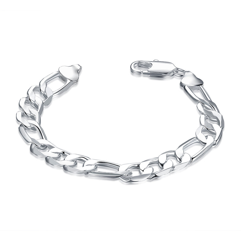 Thich Figaro Chaoin Bracelet in 18K White Gold Plated