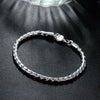 Silver Twisted Figaro Bracelet