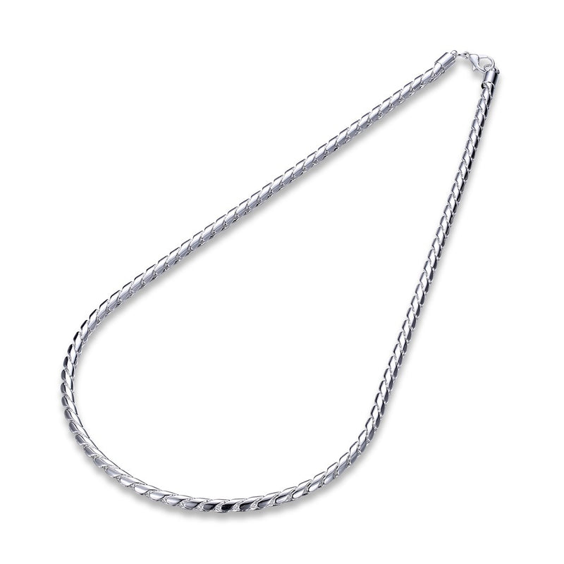 4mm Snake Chain in 18K White Gold Plated, , Golden NYC Jewelry, Golden NYC Jewelry jewelryjewelry deals, swarovski crystal jewelry, groupon jewelry,, jewelry for mom,