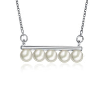 5PC Ball Necklace in 18K White Gold Plated, Necklace, Golden NYC Jewelry, Golden NYC Jewelry jewelryjewelry deals, swarovski crystal jewelry, groupon jewelry,, jewelry for mom,