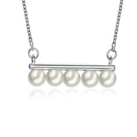 5PC Ball Necklace in 18K White Gold Plated, Necklace, Golden NYC Jewelry, Golden NYC Jewelry jewelryjewelry deals, swarovski crystal jewelry, groupon jewelry,, jewelry for mom,