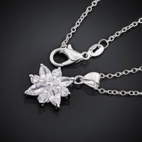 5.00 Ct Leaf Necklace in 18K White Gold Plated, Necklace, Golden NYC Jewelry, Golden NYC Jewelry jewelryjewelry deals, swarovski crystal jewelry, groupon jewelry,, jewelry for mom,