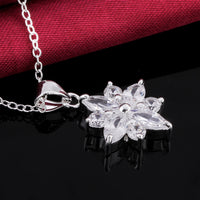 5.00 Ct Leaf Necklace in 18K White Gold Plated, Necklace, Golden NYC Jewelry, Golden NYC Jewelry jewelryjewelry deals, swarovski crystal jewelry, groupon jewelry,, jewelry for mom,