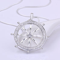 Love the Ocean Necklace in 18K White Gold Plated