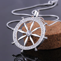 Love the Ocean Necklace in 18K White Gold Plated