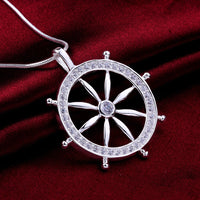 Love the Ocean Necklace in 18K White Gold Plated