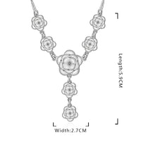 7 Days of Flower Necklace in 18K White Gold Plated, Necklace, Golden NYC Jewelry, Golden NYC Jewelry jewelryjewelry deals, swarovski crystal jewelry, groupon jewelry,, jewelry for mom,