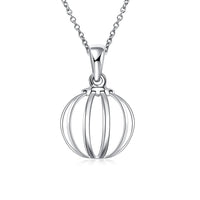 Beach Ball Necklace in 18K White Gold Plated, Necklace, Golden NYC Jewelry, Golden NYC Jewelry jewelryjewelry deals, swarovski crystal jewelry, groupon jewelry,, jewelry for mom,