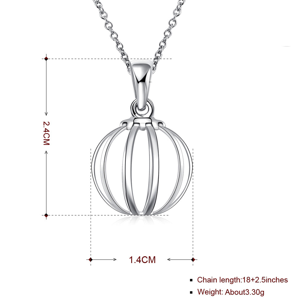 Beach Ball Necklace in 18K White Gold Plated, Necklace, Golden NYC Jewelry, Golden NYC Jewelry jewelryjewelry deals, swarovski crystal jewelry, groupon jewelry,, jewelry for mom,