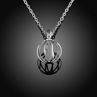 Beach Ball Necklace in 18K White Gold Plated, Necklace, Golden NYC Jewelry, Golden NYC Jewelry jewelryjewelry deals, swarovski crystal jewelry, groupon jewelry,, jewelry for mom,