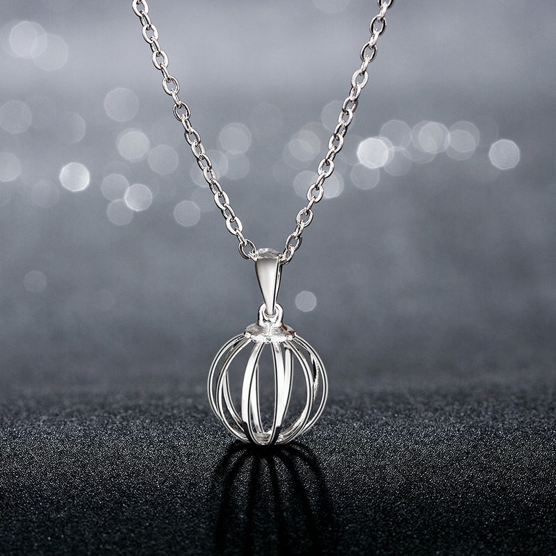 Beach Ball Necklace in 18K White Gold Plated, Necklace, Golden NYC Jewelry, Golden NYC Jewelry jewelryjewelry deals, swarovski crystal jewelry, groupon jewelry,, jewelry for mom,