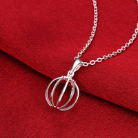 Beach Ball Necklace in 18K White Gold Plated, Necklace, Golden NYC Jewelry, Golden NYC Jewelry jewelryjewelry deals, swarovski crystal jewelry, groupon jewelry,, jewelry for mom,