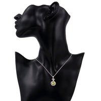 Citrine Yellow Necklace in 18K White Gold Plated, Necklace, Golden NYC Jewelry, Golden NYC Jewelry jewelryjewelry deals, swarovski crystal jewelry, groupon jewelry,, jewelry for mom,