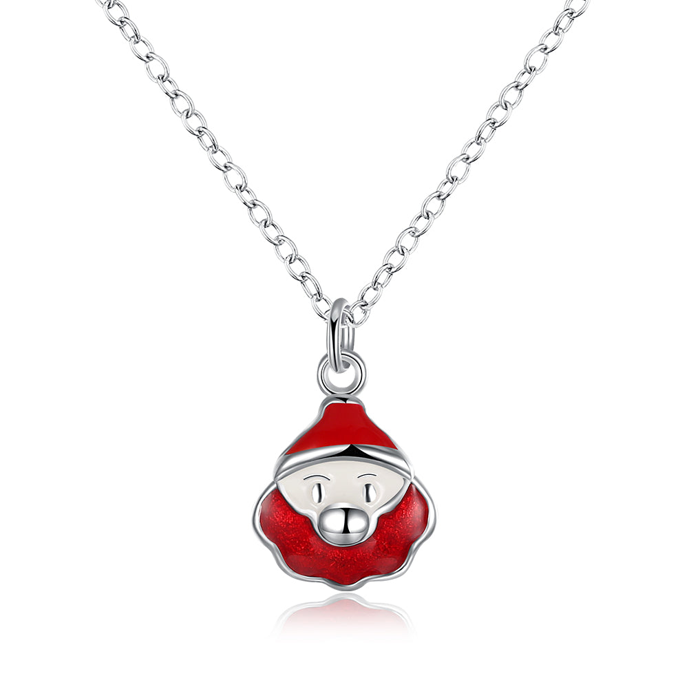 Christmas Theme Cute & Kitschy Necklaces in Silver Plating- Multiple Options Available