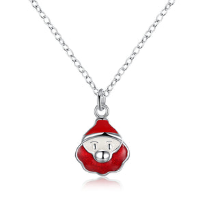 Christmas Theme Cute & Kitschy Necklaces in Silver Plating- Multiple Options Available