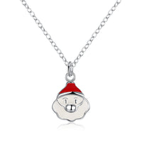 Christmas Theme Cute & Kitschy Necklaces in Silver Plating- Multiple Options Available