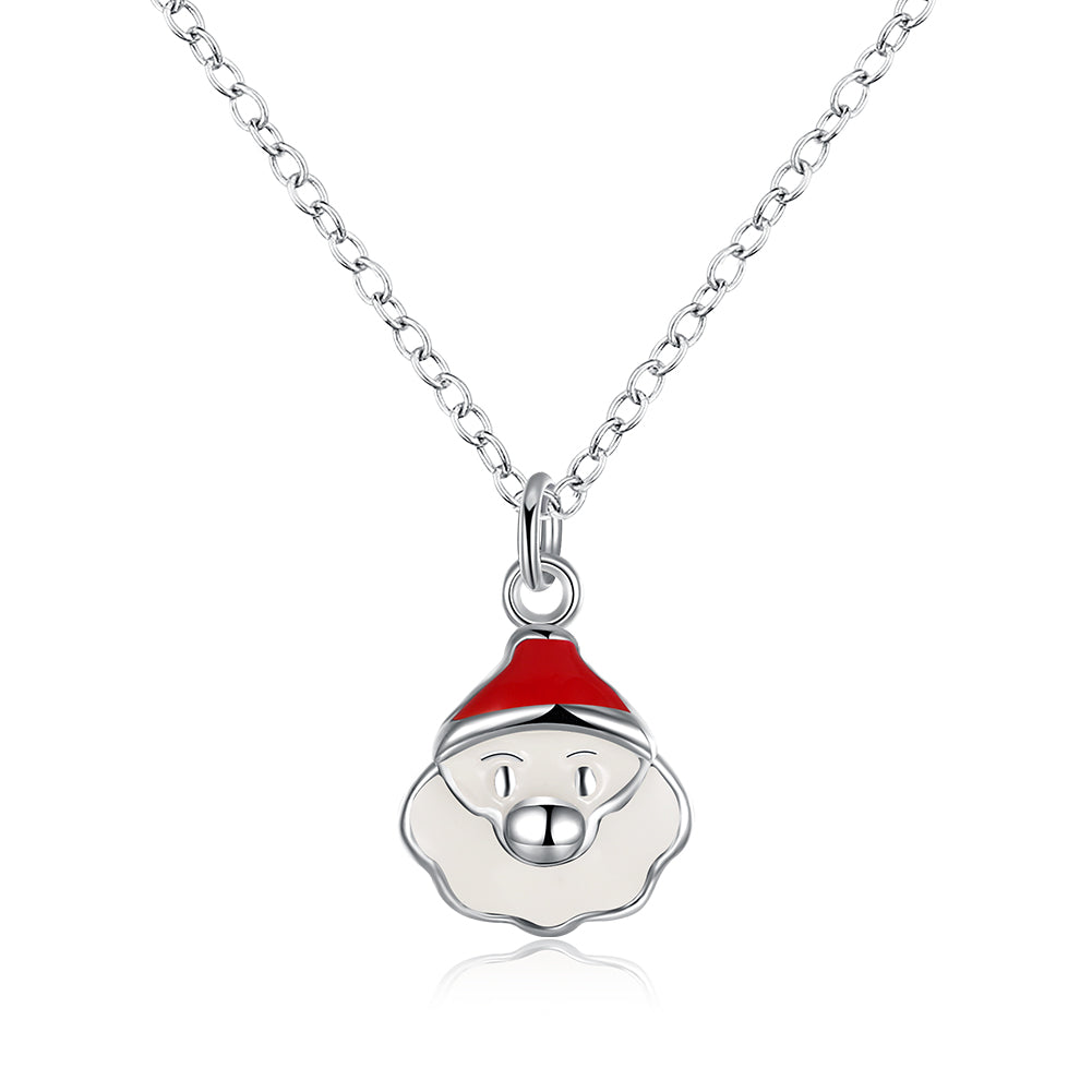 Christmas Theme Cute & Kitschy Necklaces in Silver Plating- Multiple Options Available