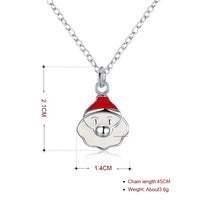 Christmas Inspired Necklace in 18K White Gold Plated, Necklace, Golden NYC Jewelry, Golden NYC Jewelry jewelryjewelry deals, swarovski crystal jewelry, groupon jewelry,, jewelry for mom,