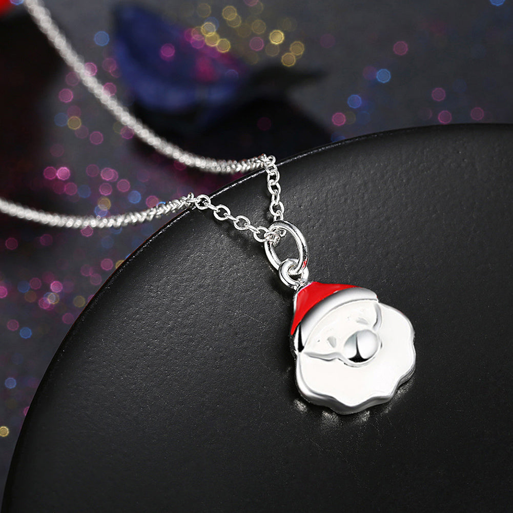 Christmas Inspired Necklace in 18K White Gold Plated, Necklace, Golden NYC Jewelry, Golden NYC Jewelry jewelryjewelry deals, swarovski crystal jewelry, groupon jewelry,, jewelry for mom,