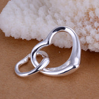 My Mother and Me Necklace in 18K White Gold Plated