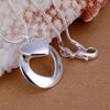 Missing Heart Necklace in 18K White Gold Plated