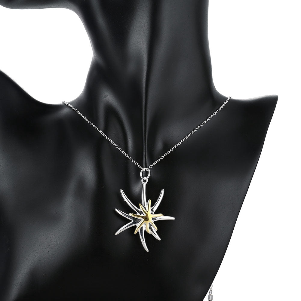 My Soul Shines like you Necklace in 18K White Gold Plated