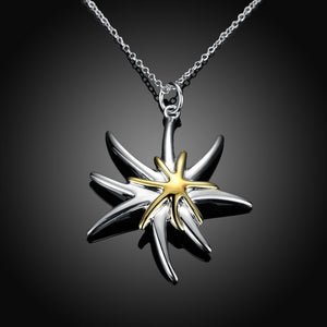 My Soul Shines like you Necklace in 18K White Gold Plated