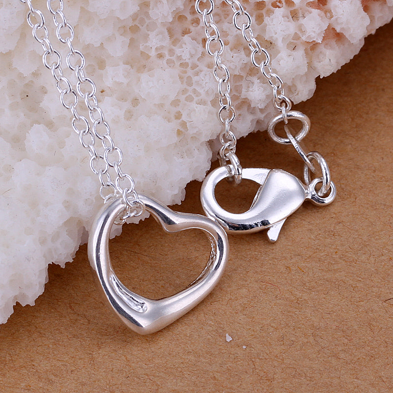 Baby Heart Necklace in 18K White Gold Plated, Necklace, Golden NYC Jewelry, Golden NYC Jewelry jewelryjewelry deals, swarovski crystal jewelry, groupon jewelry,, jewelry for mom,