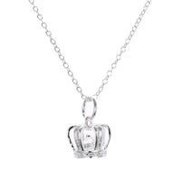 Crown Necklace in 18K White Gold Plated, Necklace, Golden NYC Jewelry, Golden NYC Jewelry jewelryjewelry deals, swarovski crystal jewelry, groupon jewelry,, jewelry for mom,