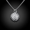 Shining Bubble Necklace in 18K White Gold Plated