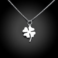Clover Necklace in 18K White Gold Plated, Necklace, Golden NYC Jewelry, Golden NYC Jewelry jewelryjewelry deals, swarovski crystal jewelry, groupon jewelry,, jewelry for mom,