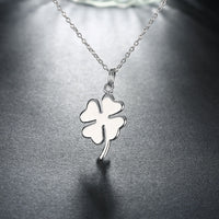 Clover Necklace in 18K White Gold Plated, Necklace, Golden NYC Jewelry, Golden NYC Jewelry jewelryjewelry deals, swarovski crystal jewelry, groupon jewelry,, jewelry for mom,