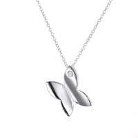 Butterfly Necklace in 18K White Gold Plated, Necklace, Golden NYC Jewelry, Golden NYC Jewelry jewelryjewelry deals, swarovski crystal jewelry, groupon jewelry,, jewelry for mom,