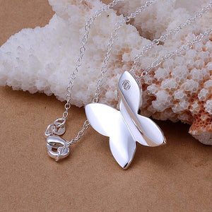 Butterfly Necklace in 18K White Gold Plated, Necklace, Golden NYC Jewelry, Golden NYC Jewelry  jewelryjewelry deals, swarovski crystal jewelry, groupon jewelry,, jewelry for mom,