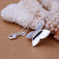 Butterfly Necklace in 18K White Gold Plated, Necklace, Golden NYC Jewelry, Golden NYC Jewelry jewelryjewelry deals, swarovski crystal jewelry, groupon jewelry,, jewelry for mom,