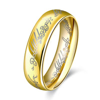 Lord of the Rings Inspired Ring in 18K Gold Played