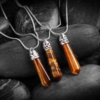2.00 Natural Brown Natural Stone Necklace in 18K White Gold Plated, Necklace, Golden NYC Jewelry, Golden NYC Jewelry jewelryjewelry deals, swarovski crystal jewelry, groupon jewelry,, jewelry for mom,
