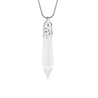 2.00 Natural Opal Natural Stone Necklace in 18K White Gold Plated, Necklace, Golden NYC Jewelry, Golden NYC Jewelry jewelryjewelry deals, swarovski crystal jewelry, groupon jewelry,, jewelry for mom,