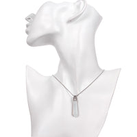 2.00 Natural Opal Natural Stone Necklace in 18K White Gold Plated, Necklace, Golden NYC Jewelry, Golden NYC Jewelry jewelryjewelry deals, swarovski crystal jewelry, groupon jewelry,, jewelry for mom,