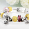 The Key to My Heart Pandora Inspired Bracelet - Golden NYC Jewelry