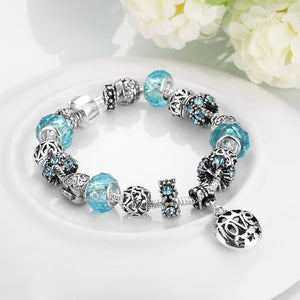 Colors of the Swedish Sea Pandora Inspired Bracelet - Golden NYC Jewelry