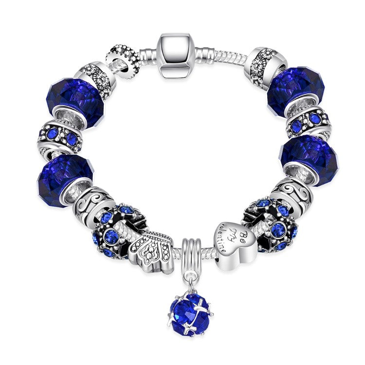 50 Shades of Color Pandora Inspired Bracelet - Golden NYC Jewelry