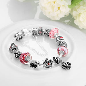 Sweet Bubblegum Pandora Inspired Bracelet - Golden NYC Jewelry