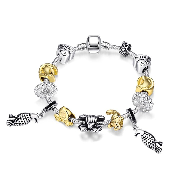 Animals of the Globe Designer Inspird Bracelet - Golden NYC Jewelry