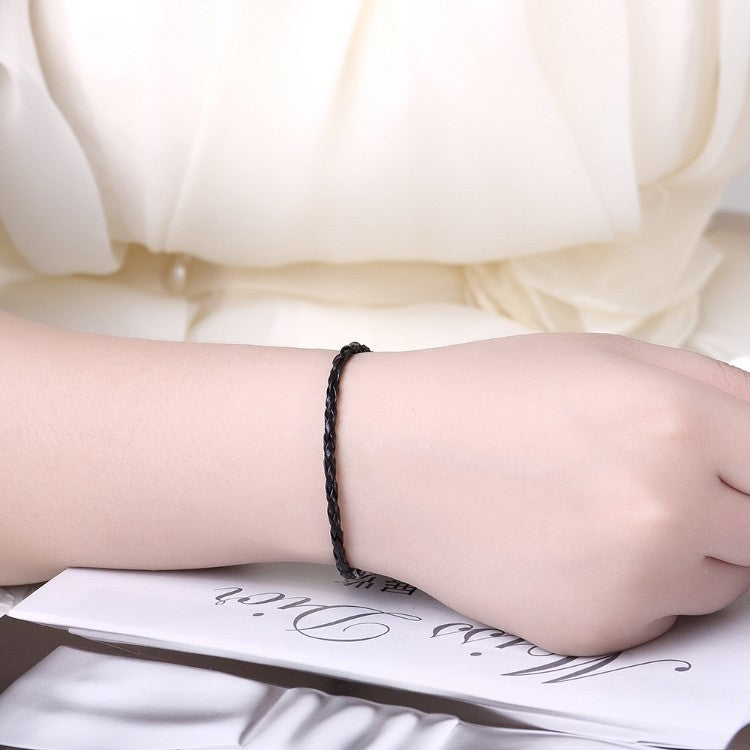 The Original Plain Vegan Leather Strap Bracelet - Golden NYC Jewelry