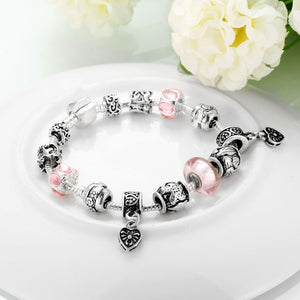 Starfish and Hearts Pandora Inspired Bracelet - Golden NYC Jewelry